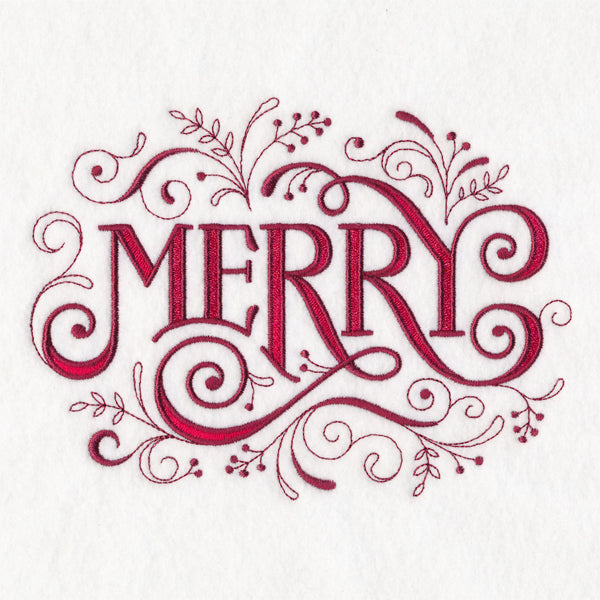 Christmas Filigree - Merry