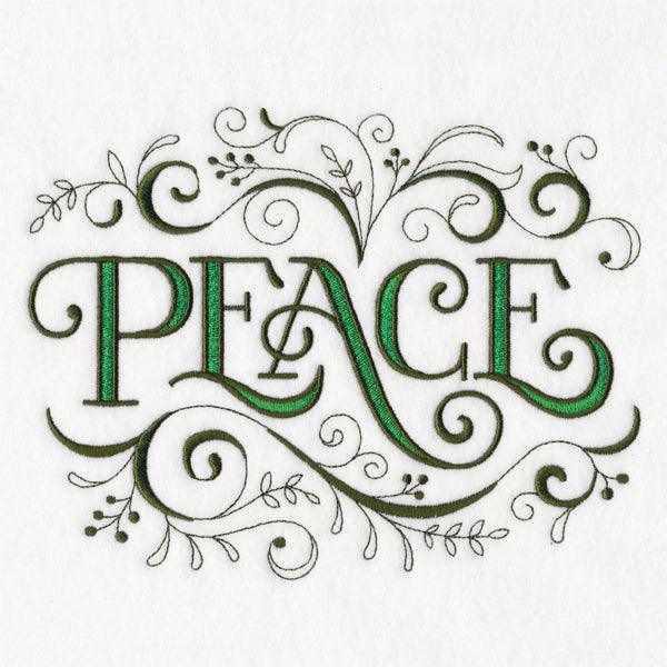 Christmas Filigree - Peace