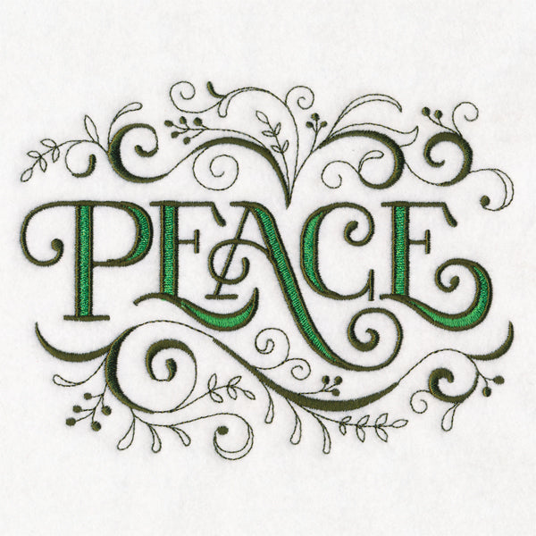 Christmas Filigree - Peace