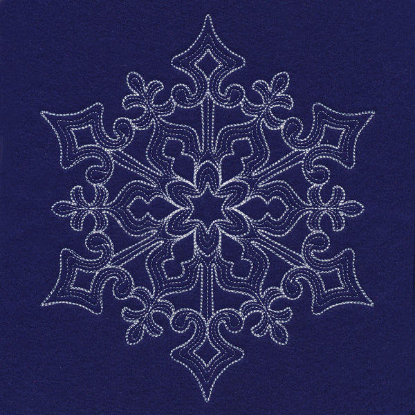 Frosted Magic Snowflake