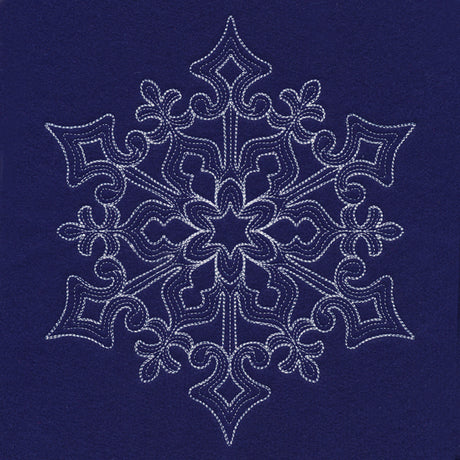 Frosted Magic Snowflake