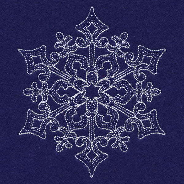 Frosted Magic Snowflake