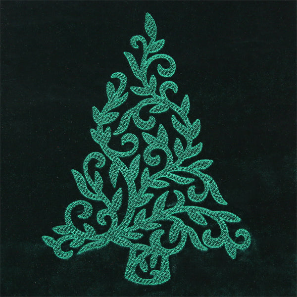 Filigree Christmas Tree (Embossed)
