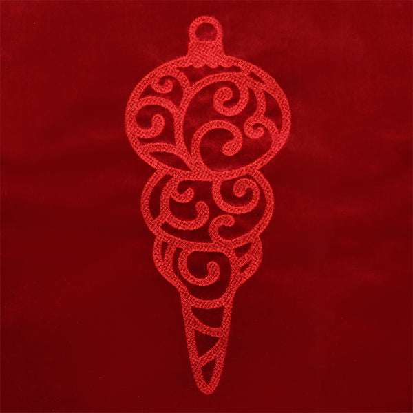 Wintertide Christmas Ornament (Embossed)