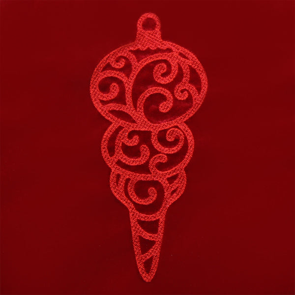 Wintertide Christmas Ornament (Embossed)