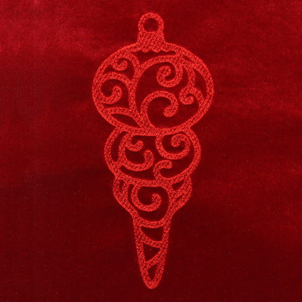 Wintertide Christmas Ornament (Embossed)