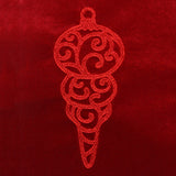 Wintertide Christmas Ornament (Embossed)