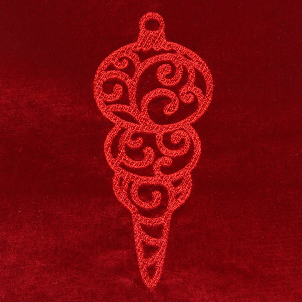 Wintertide Christmas Ornament (Embossed)