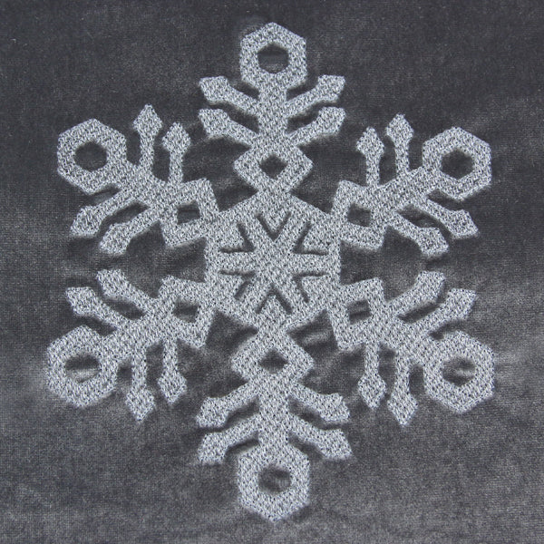 Classic Crystal Snowflake (Embossed)