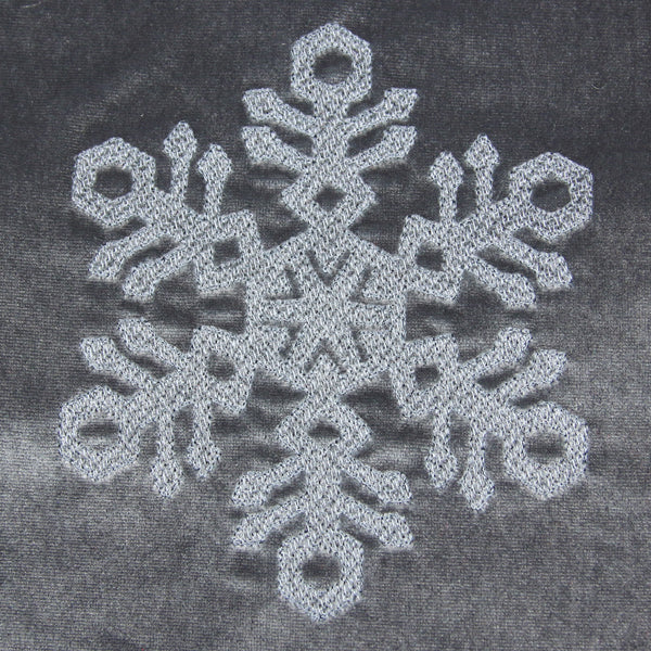 Classic Crystal Snowflake (Embossed)