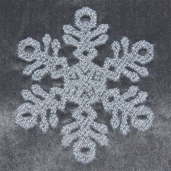 Classic Crystal Snowflake (Embossed)