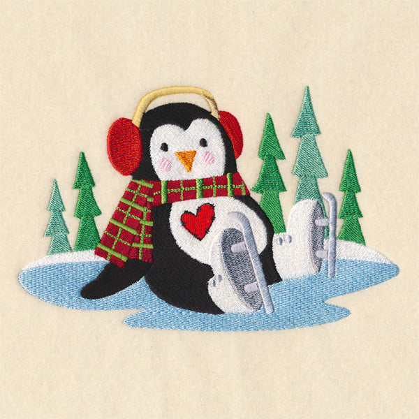 Country Christmas Penguin