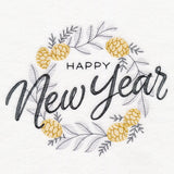 New Year's Bliss Wreath