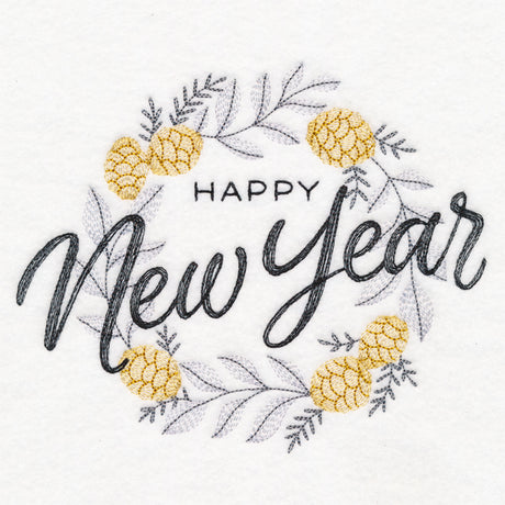 New Year's Bliss Wreath