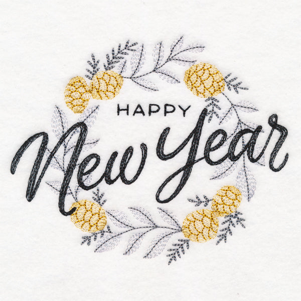 New Year's Bliss Wreath