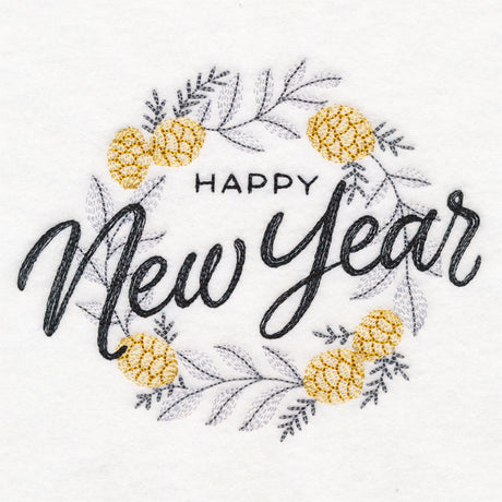 New Year's Bliss Wreath