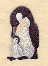 Plush Penguin & Baby