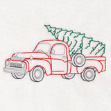 Retro Christmas Truck (Vintage)