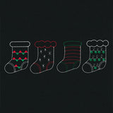 Merry Modern Stocking Border