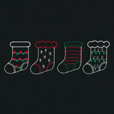 Merry Modern Stocking Border
