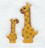 Plush Giraffe & Baby