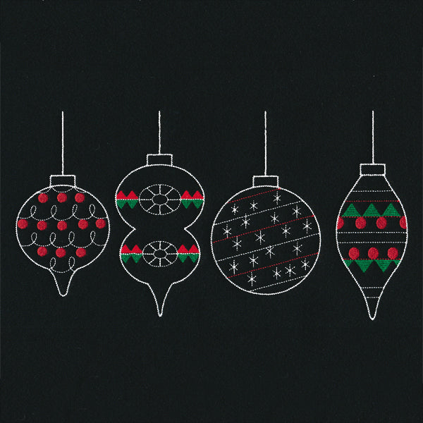 Merry Modern Ornament Border