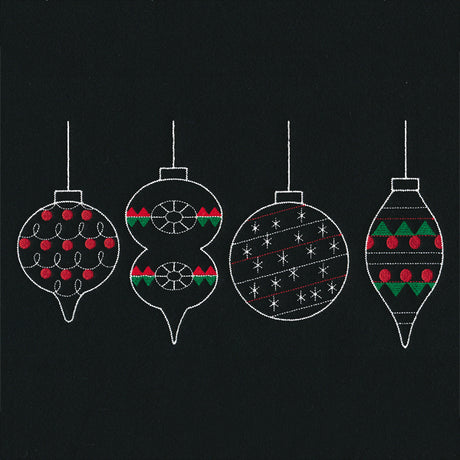 Merry Modern Ornament Border