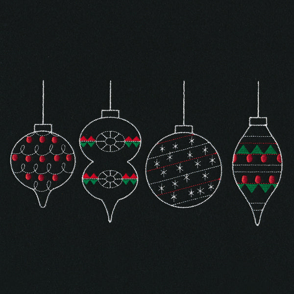 Merry Modern Ornament Border