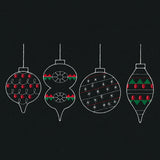 Merry Modern Ornament Border