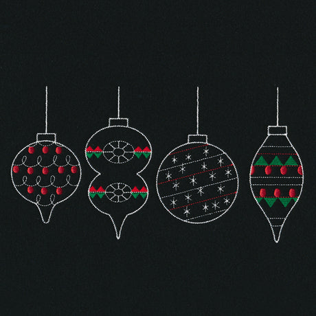 Merry Modern Ornament Border