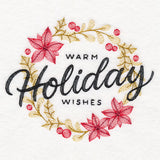 Warm Holiday Wishes Wreath