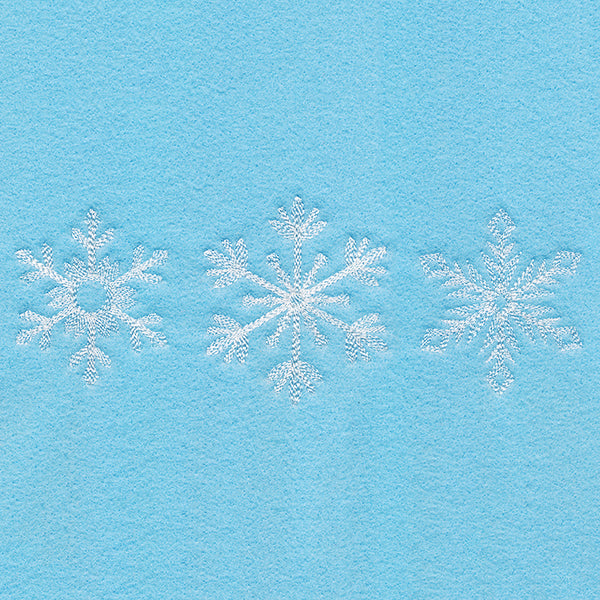 Festive Flurry Snowflakes Trio