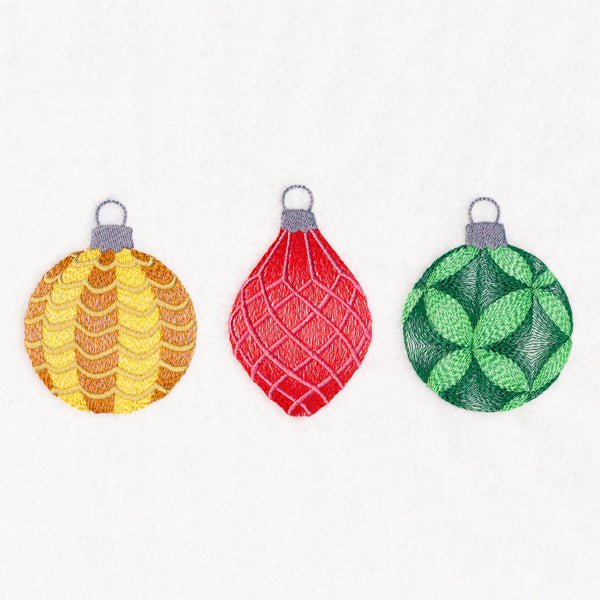 Christmas Ornament Trio