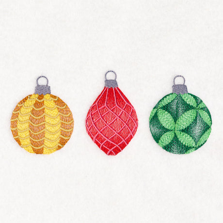 Christmas Ornament Trio