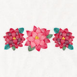 Christmas Poinsettias Trio