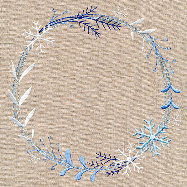 Frosted Winter Wreath