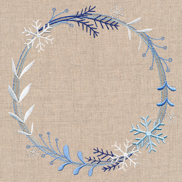 Frosted Winter Wreath