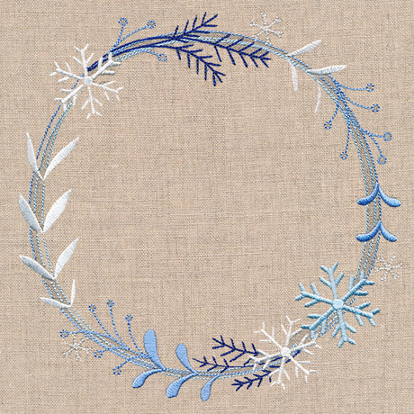 Frosted Winter Wreath