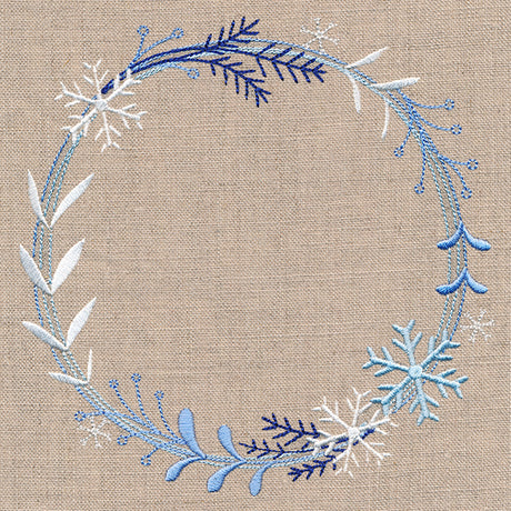 Frosted Winter Wreath