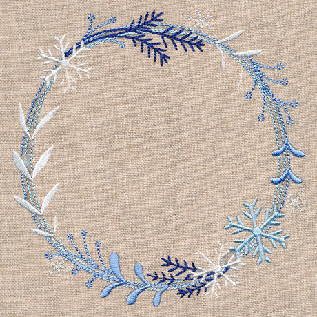 Frosted Winter Wreath