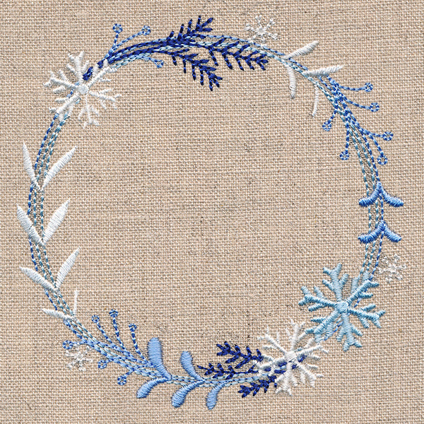Frosted Winter Wreath