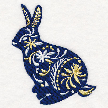 Frosted Blooms Bunny