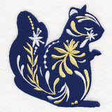 Frosted Blooms Squirrel