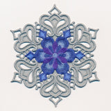 Violet Blossom Snowflake (In-the-Hoop)