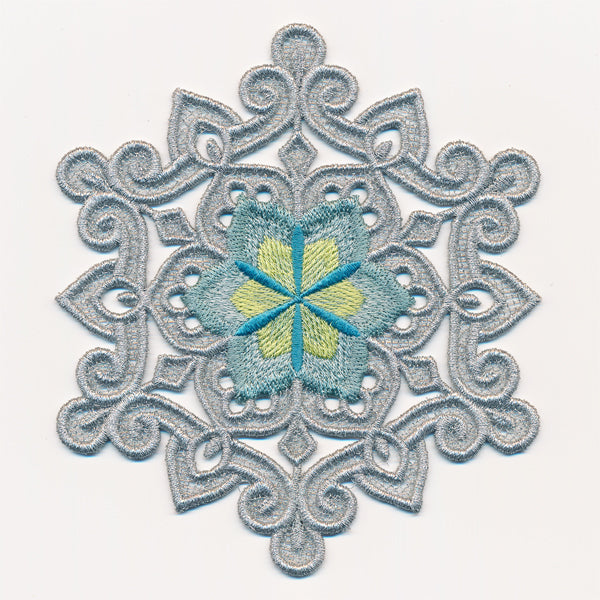 Fig Blossom Snowflake (In-the-Hoop)