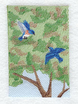Bluebirds & Tree
