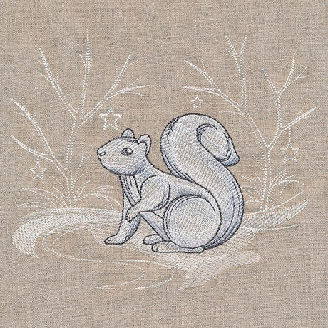 Winter Storybook Animals - Squirrel