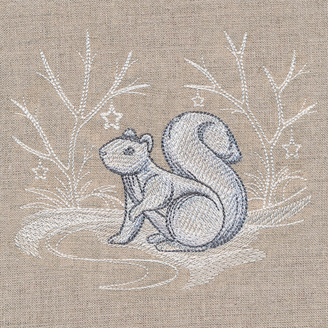 Winter Storybook Animals - Squirrel