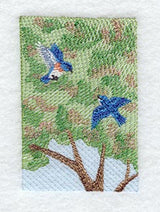 Bluebirds & Tree