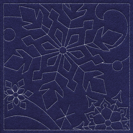 Let It Snow Quilting - Captivating Snowflake (Double Run)